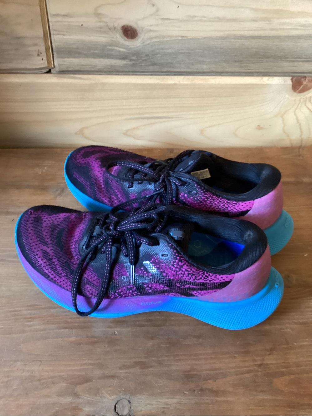 Asics Running Sneakers in Purple and Blue